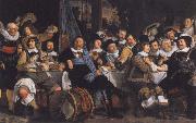 Celebration zun peace of Munster in the general quarters of the St. Jorisdoele Bartholomeus van der Helst